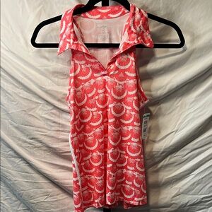 🏷️NWT Gottex Pink and White Patterned Tank Top (Bundled price BIN3)